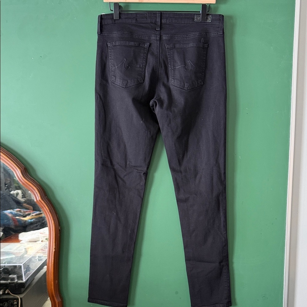 AG Adriano Goldschmied The Prima Mid-Rise Cigarette Womens 29 Black Jeans - Picture 9 of 9